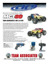 Team Associated Mgt 4 6 Manual Arrow Models
