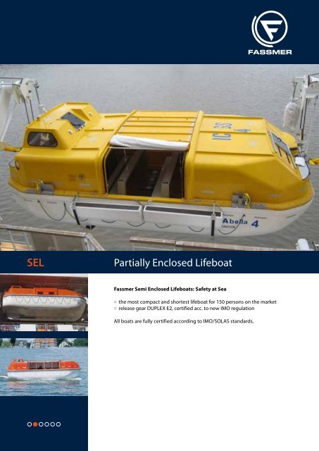 SEL Partially Enclosed Lifeboat - Fr. Fassmer GmbH & Co. KG
