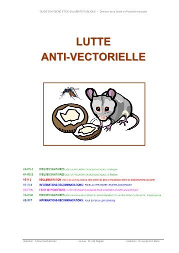 lutte anti-vectorielle - Site du Centre d'HygiÃ¨ne et de la SalubritÃ© ...