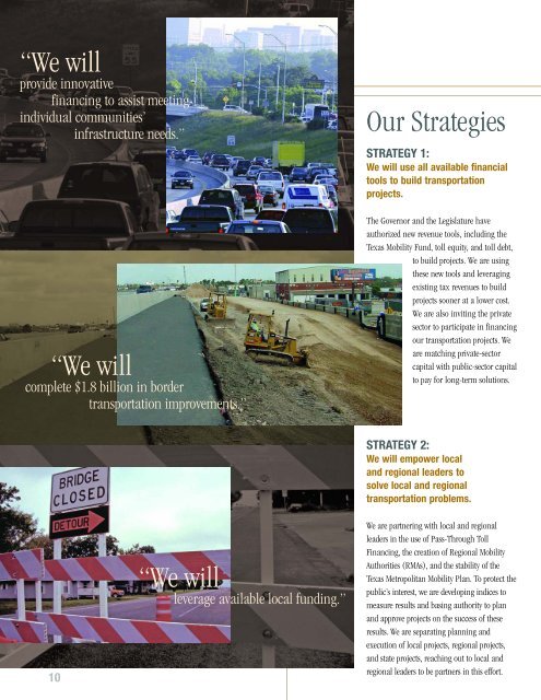 TxDOT has a Plan - Welcome to the Texas Department of ...