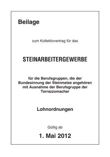 Steinarbeiter â Steinmetz [Arb] (2012)