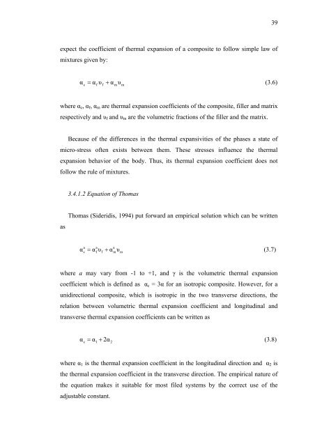 A numerical study on the thermal expansion coefficients of fiber