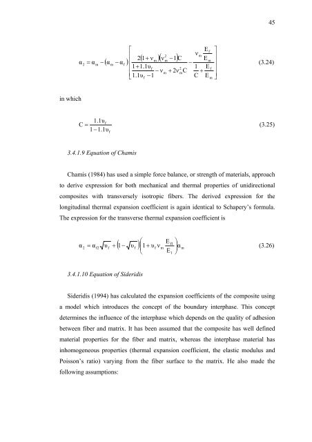 A numerical study on the thermal expansion coefficients of fiber