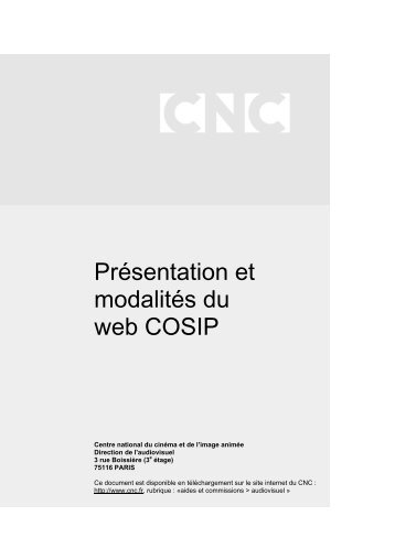 Le web COSIP