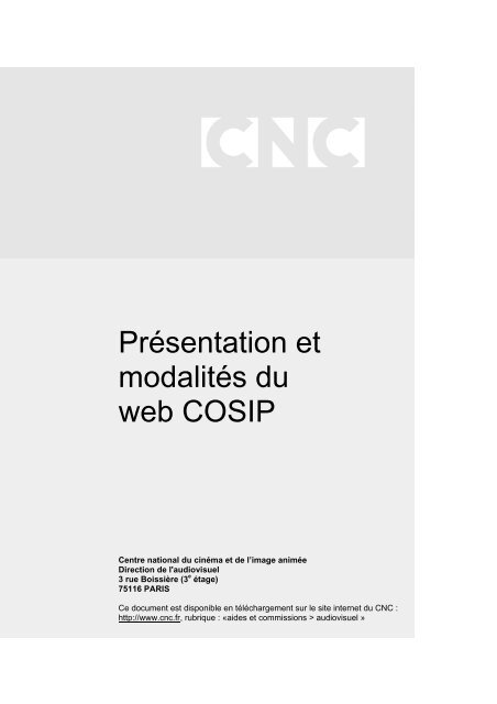 Le web COSIP