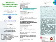 Notfall - Anästhesiologische Klinik, Universitätsklinikum Erlangen