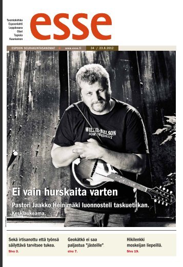 Esse 34/2012 (pdf) - Espoon seurakuntasanomat