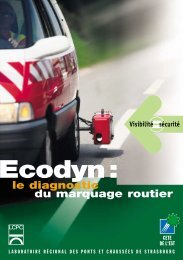 le diagnostic du marquage routier - Le CETE de l'Est