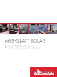 Merkblatt Solar - Der dichte Bau