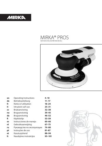 PROS 125 150 mm.pdfTélécharger - Mirka
