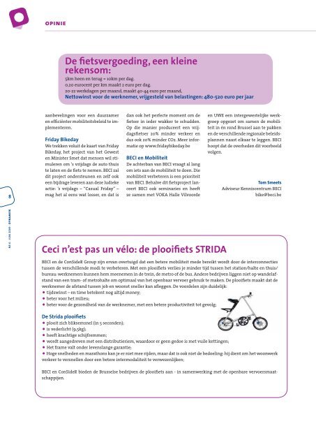 Beci Bike Project - Union des Entreprises de Bruxelles