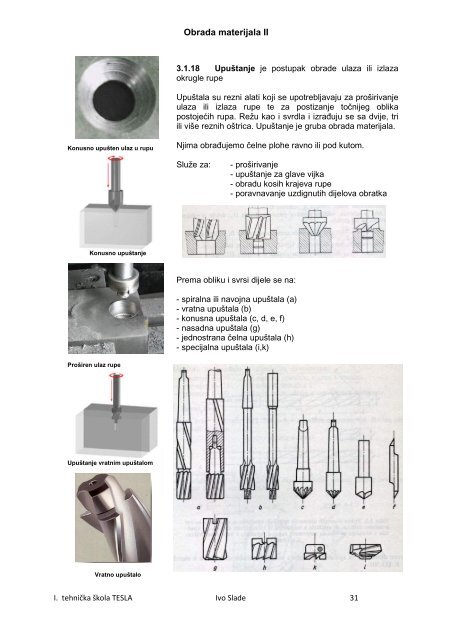 OBRADA MATERIJALA II