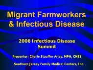 Migrant Health Outreach Program - New Jersey Learning ...