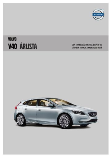 Volvo V40 Ã¡rlista