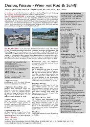 Donau, Passau - Wien mit Rad & Schiff - RadelReisen WILKE ...