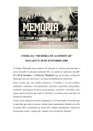 I FEIRA DA “MEMÓRIA DE ALMODÔVAR” DIAS 26/27 ... - Beja Digital
