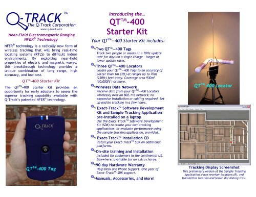 QT-400 Starter Kit Pamphlet.pdf - WiBorne.com