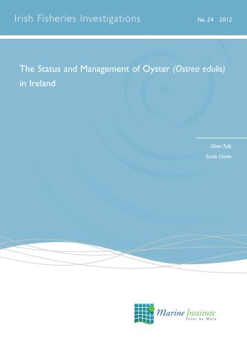 The Status and Management of Oyster (Ostrea edulis) in Ireland