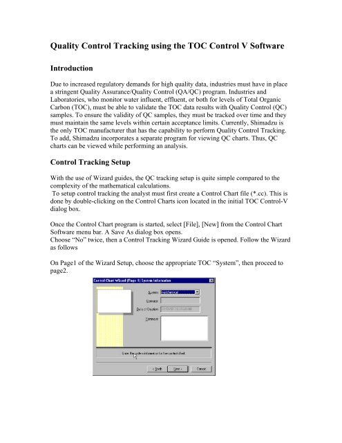 Control Chart Software