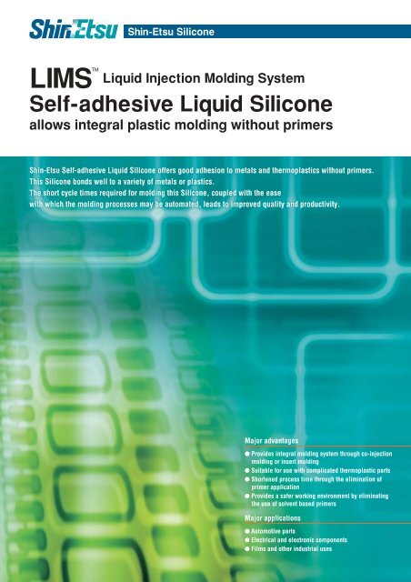 LIMS Self-adhesive Liquid Silicone