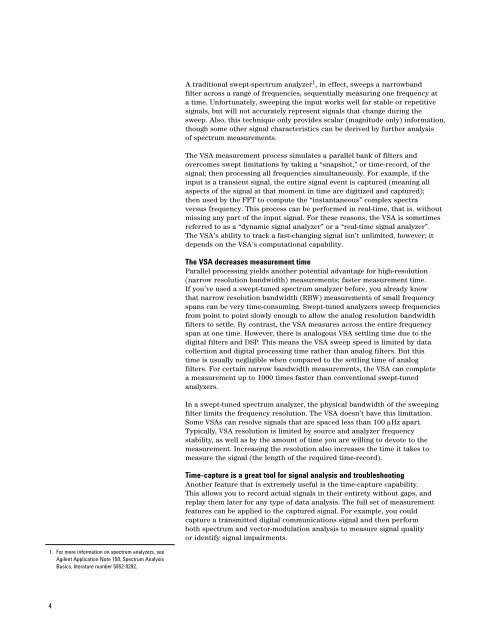 Agilent Vector Signal Analysis Basics - Agilent Technologies