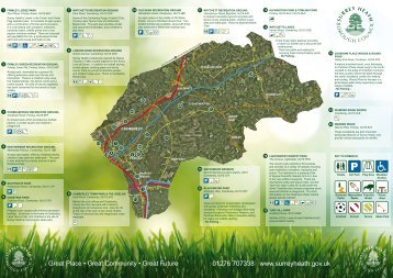 Find out more about the parks and open spaces in Surrey Heath