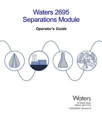 2695 Separations Module Operator's Guide - Waters