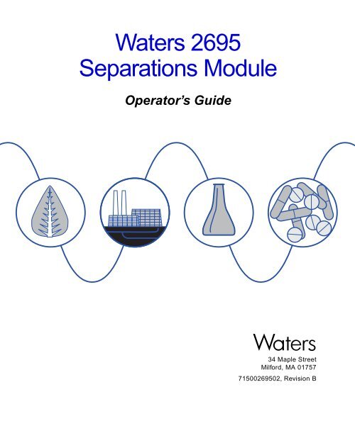 2695 Separations Module Operator's Guide - Waters