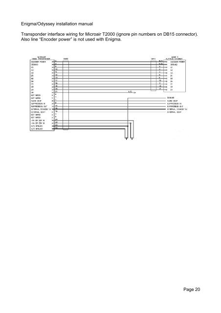 Enigma/Odyssey installation manual - MGL Avionics