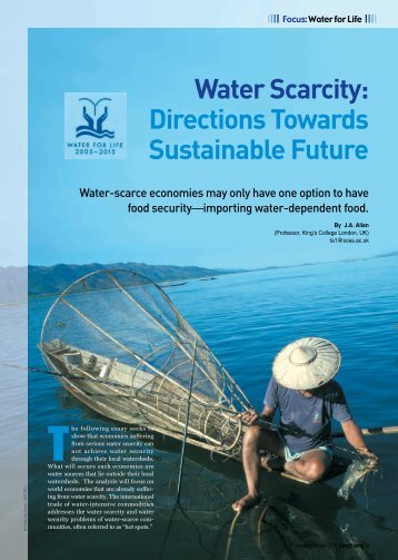 Water Scarcity: Directions Towards Sustainable Future - APCEIU