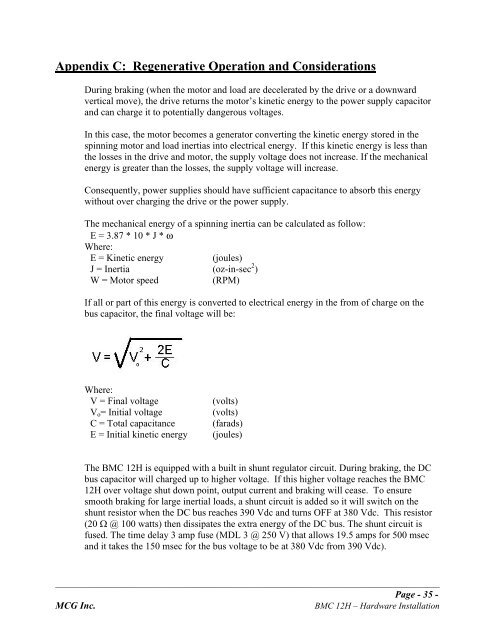 BMC12H-installation-manual.pdf - Servo2Go