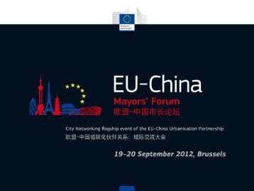 Folie 1 - EU-China Mayor's Forum