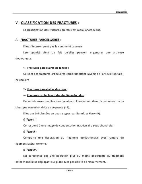 fractures de l'astragale - Toubkal