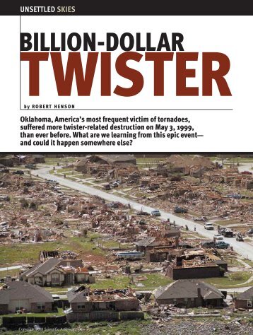 Billion-Dollar Twister - Department of Atmospheric Sciences