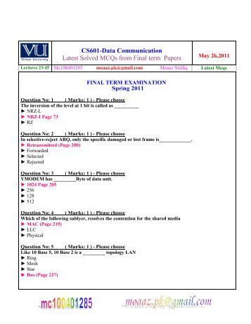 Final term paper