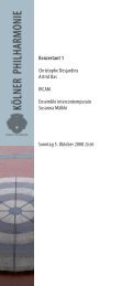 Download PDF - Kölner Philharmonie