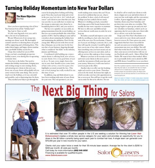 January - Stylist and Salon Newspapers