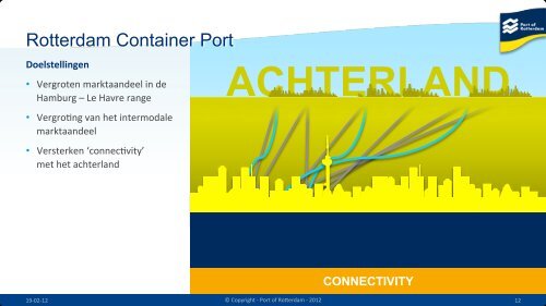 trends en ontwikkelingen - Port of Rotterdam