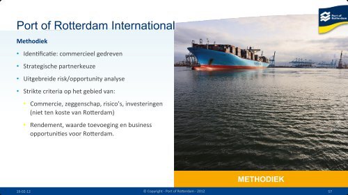 trends en ontwikkelingen - Port of Rotterdam