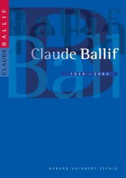 Ballif, Claude - durand-salabert-eschig