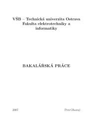 VÅ B â€“ TechnickÃ¡ univerzita Ostrava Fakulta ... - FEI VÅ B