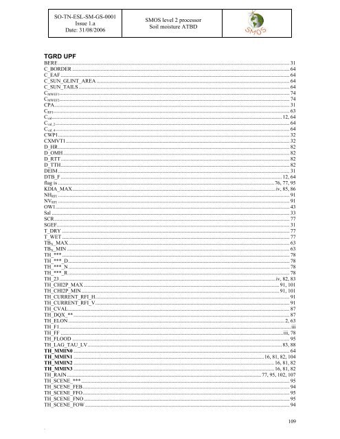 Algorithm Theoretical Based Document (ATBD) - CESBIO