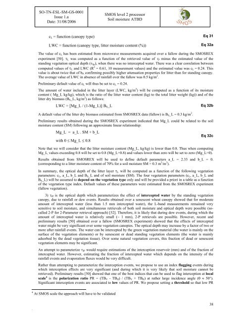 Algorithm Theoretical Based Document (ATBD) - CESBIO