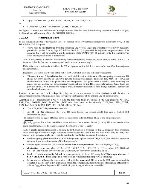 Algorithm Theoretical Based Document (ATBD) - CESBIO