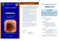 opuscolo barrett modificato.pub - Endoscopia Diagnostica e Operativa