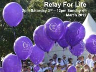 Candle bags - Relay for Life