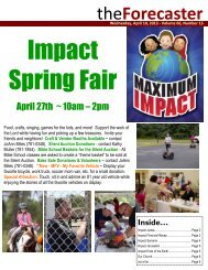 April 10: Cover Story - Impact Ministries - Fairmount Christian Church