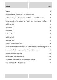 Seite - Zentrum fÃ¼r interdisziplinÃ¤re Frauen - UniversitÃ¤t Oldenburg