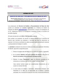 NORMAS DE USO SERVICIO DE ANÃLISIS Y DOCUMENTACIÃN ...