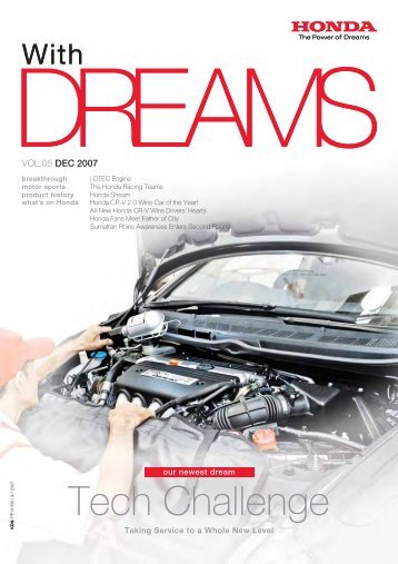 With DREAMS Magazine Vol.5 - Honda Malaysia